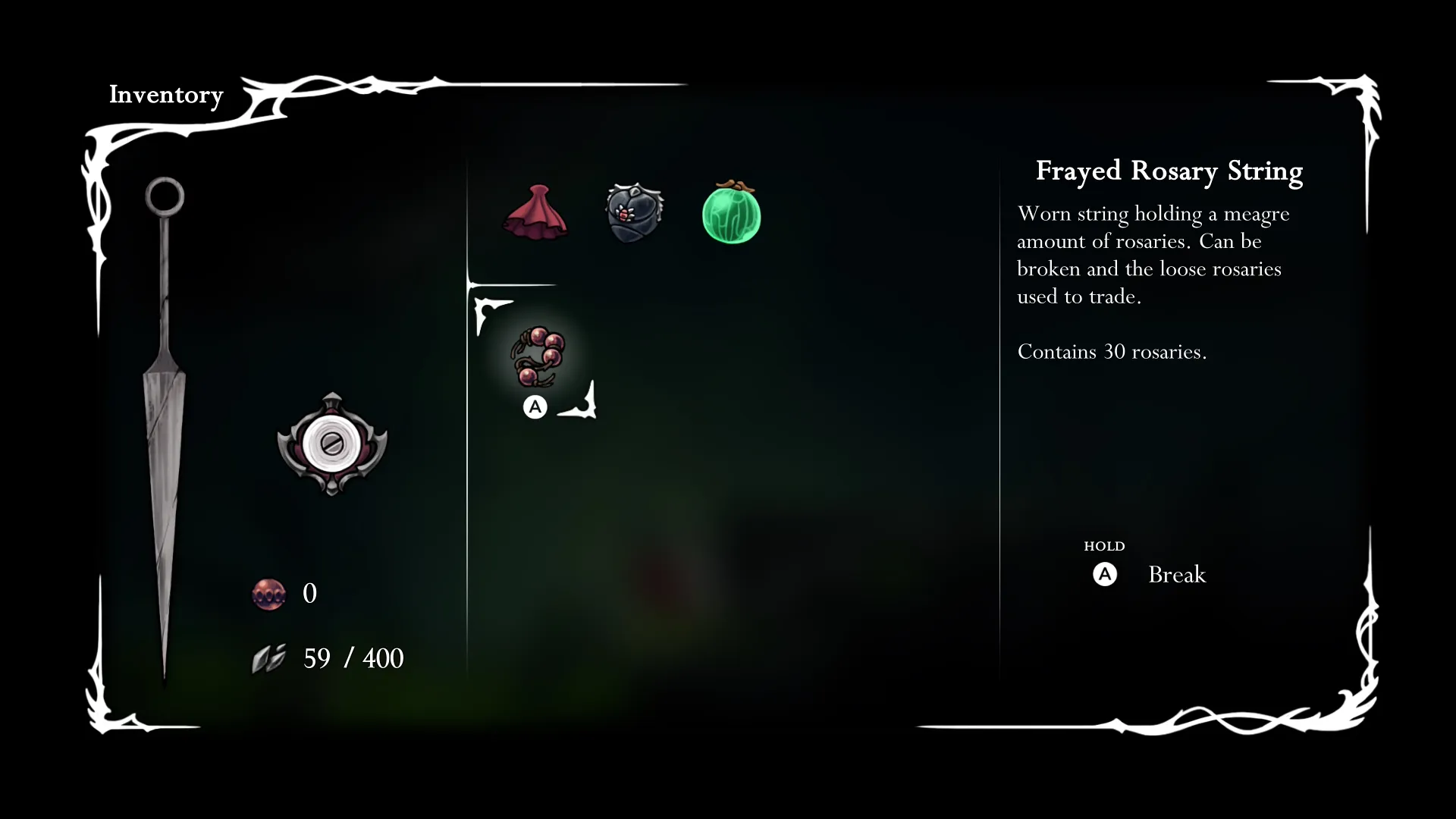 Screenshot aus Hollow Knight Silksong