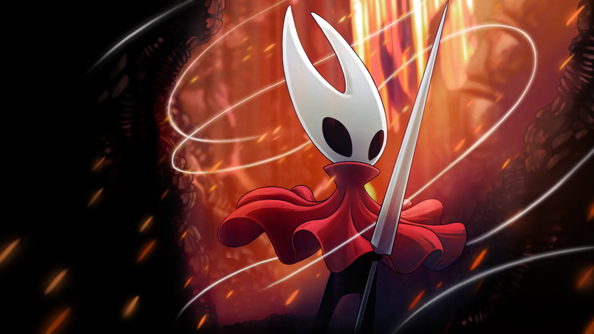 Hollow Knight Silksong Key Art Portrait Original